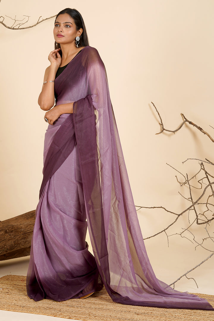 Teejh Opulent Ombre Pre-Draped Saree
