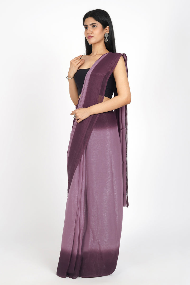 Teejh Opulent Ombre Pre-Draped Saree
