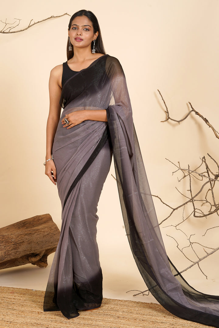 Teejh Mystic Mauve Pre-Draped Saree