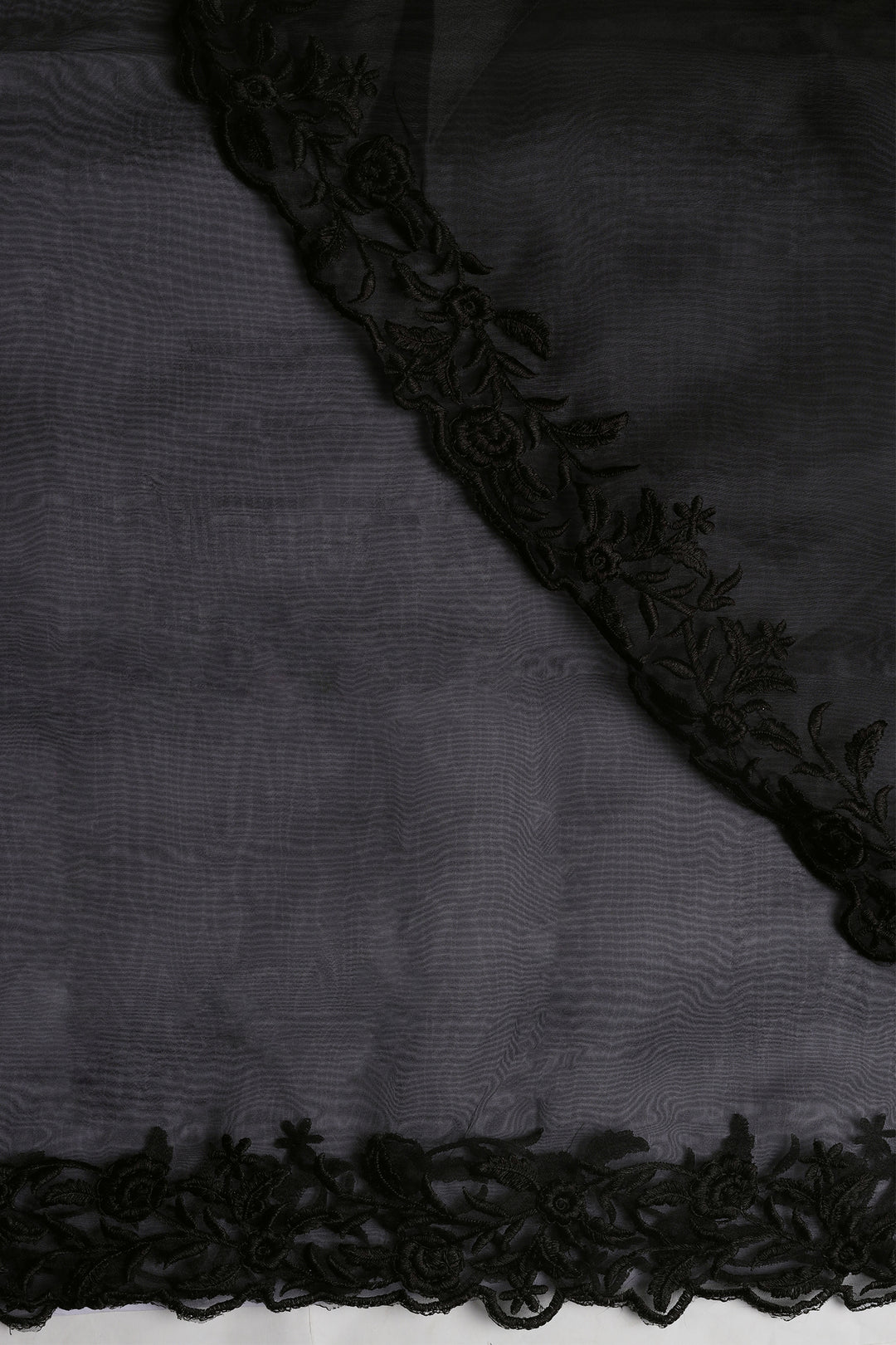 Teejh Noir Nightfall Organza Saree