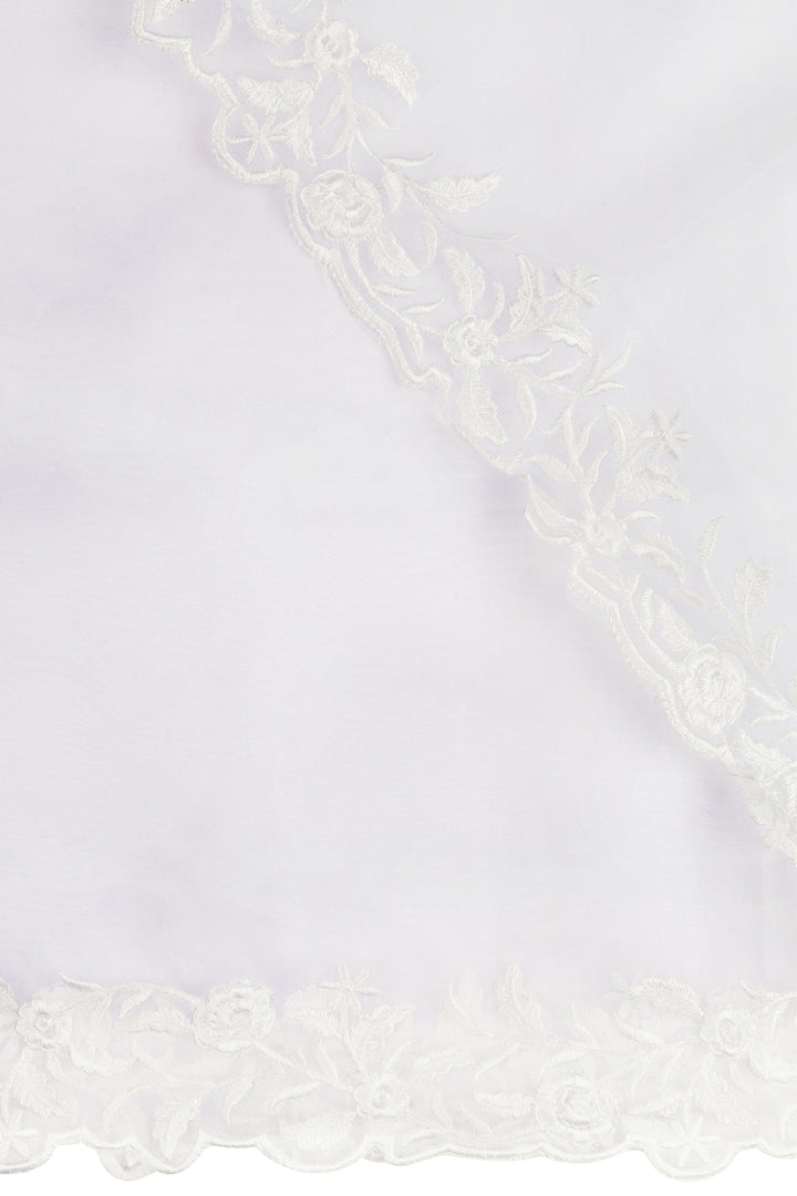 Teejh Ivory Whisper Organza Saree