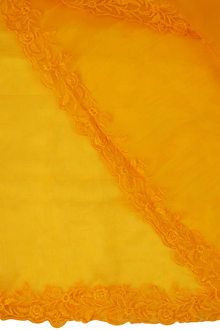 Teejh Sunlit Sakura Organza Saree
