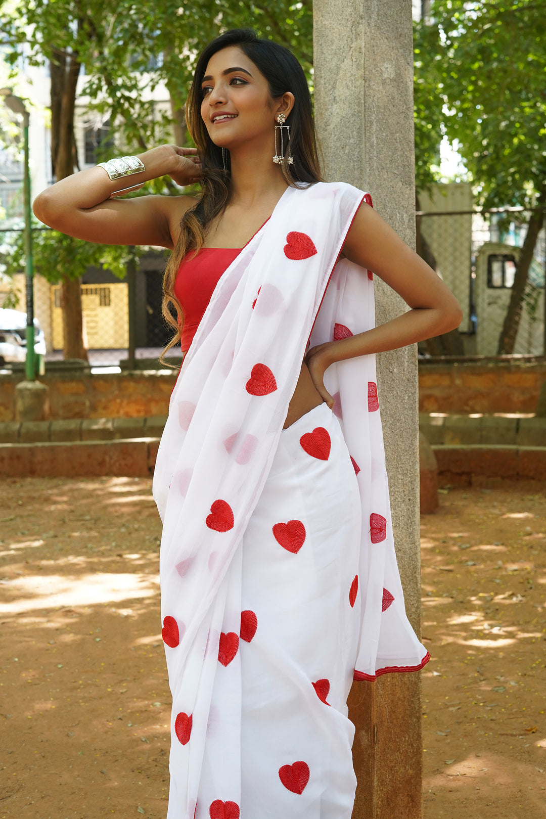 Teejh Sweetheart Serenade Georgette Saree