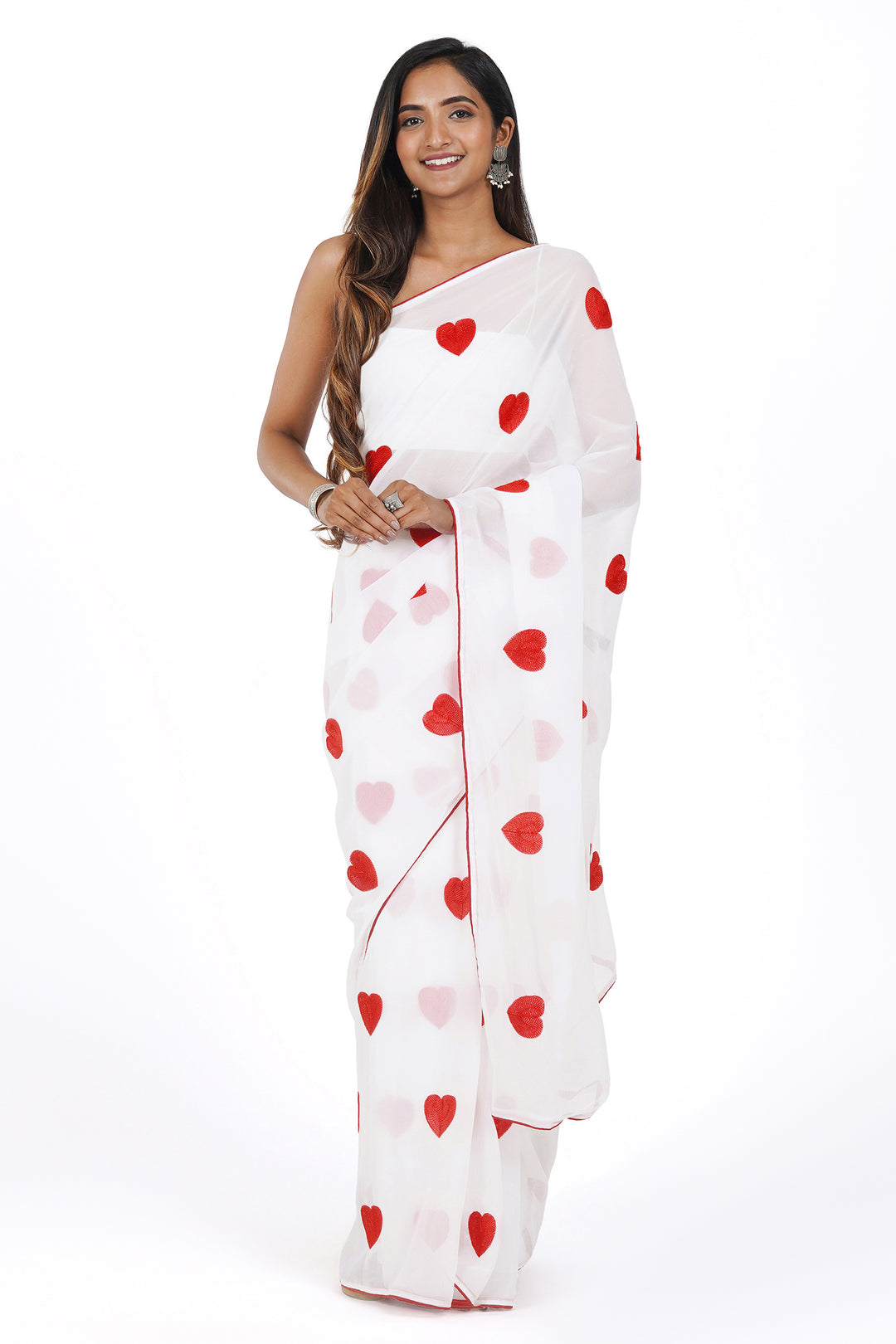 Teejh Sweetheart Serenade Georgette Saree
