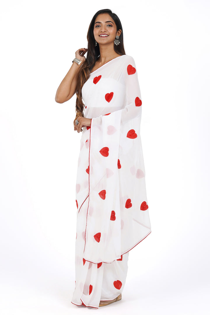 Teejh Sweetheart Serenade Georgette Saree