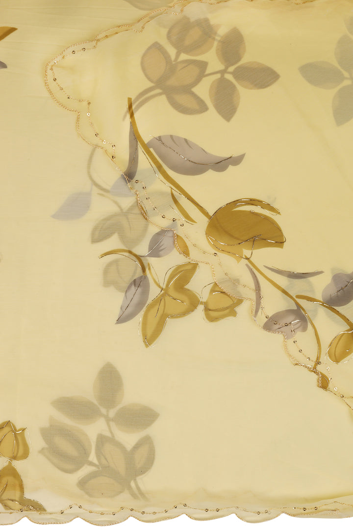 Teejh Wildflower Essence Chiffon Saree