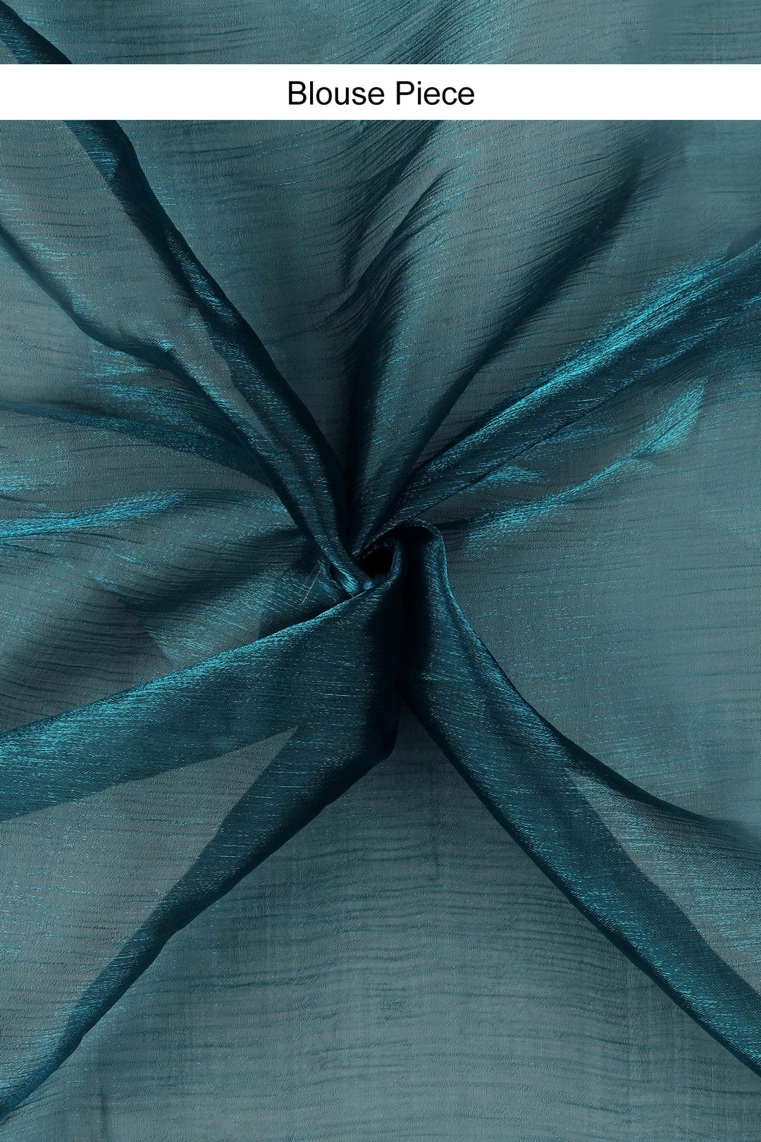 Teejh Aquamarine Tissue Charm Saree