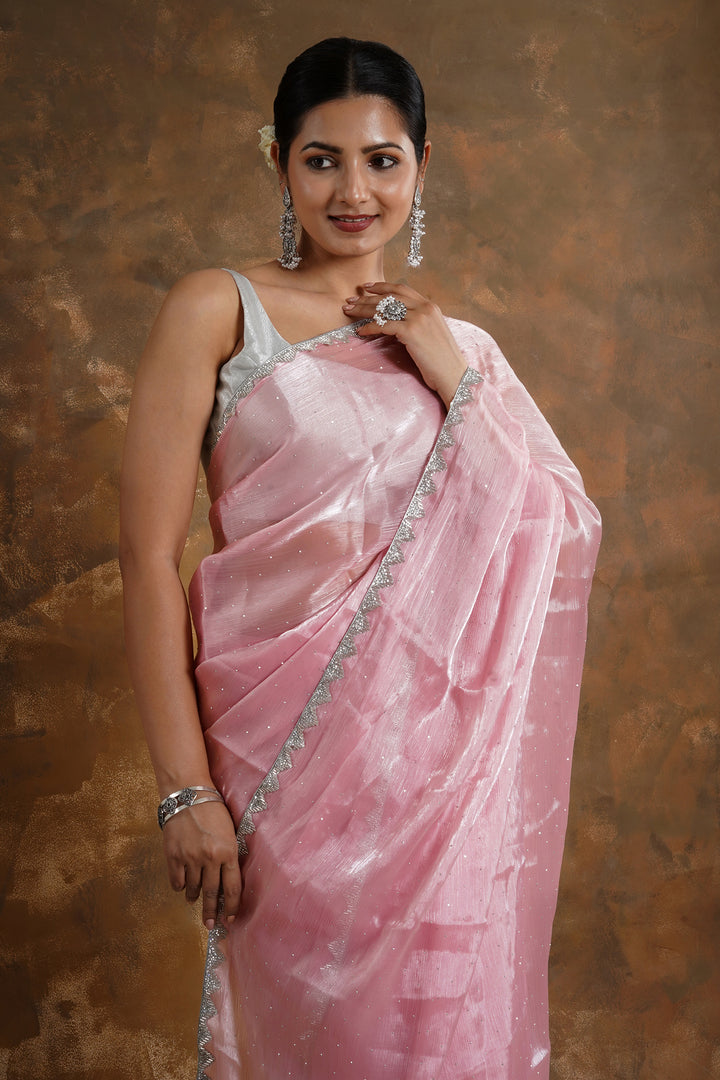 Teejh Orchid Whisper Tissue Saree