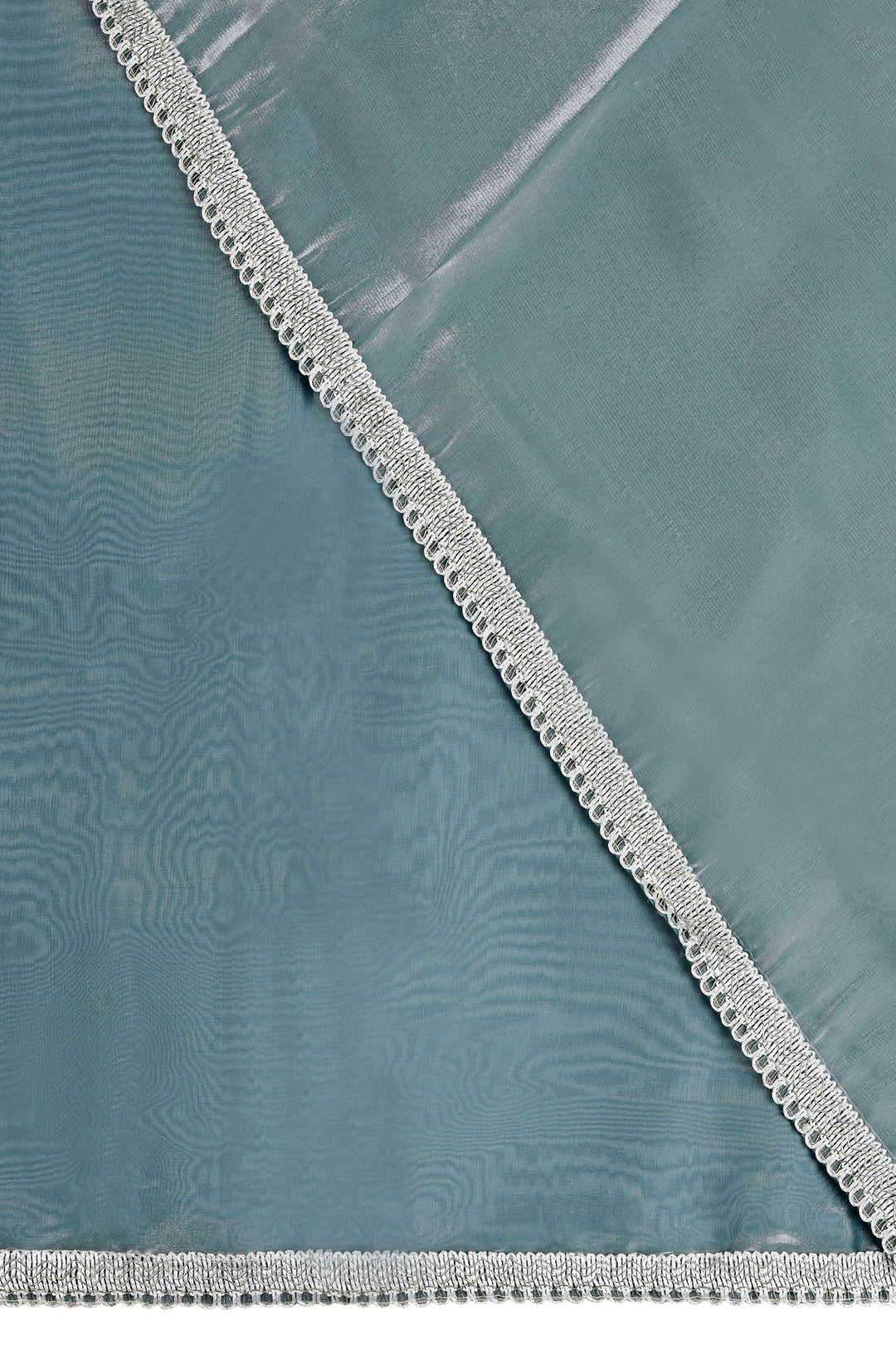 Teejh Powder Blue Tissue Saree