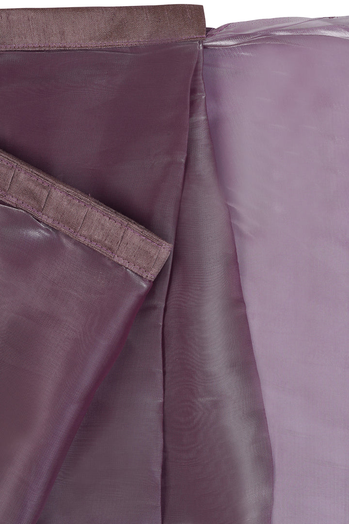 Teejh Lavender Kiss Tissue Pre-Draped Saree