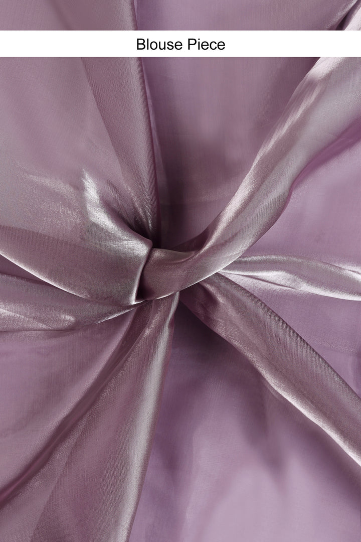 Teejh Lavender Kiss Tissue Pre-Draped Saree