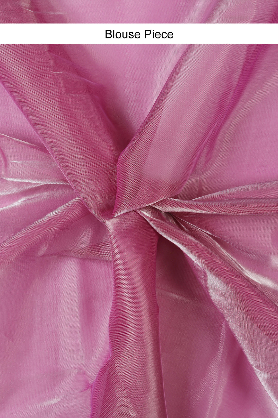 Teejh Barbie Pink Tissue Pre-Draped Saree