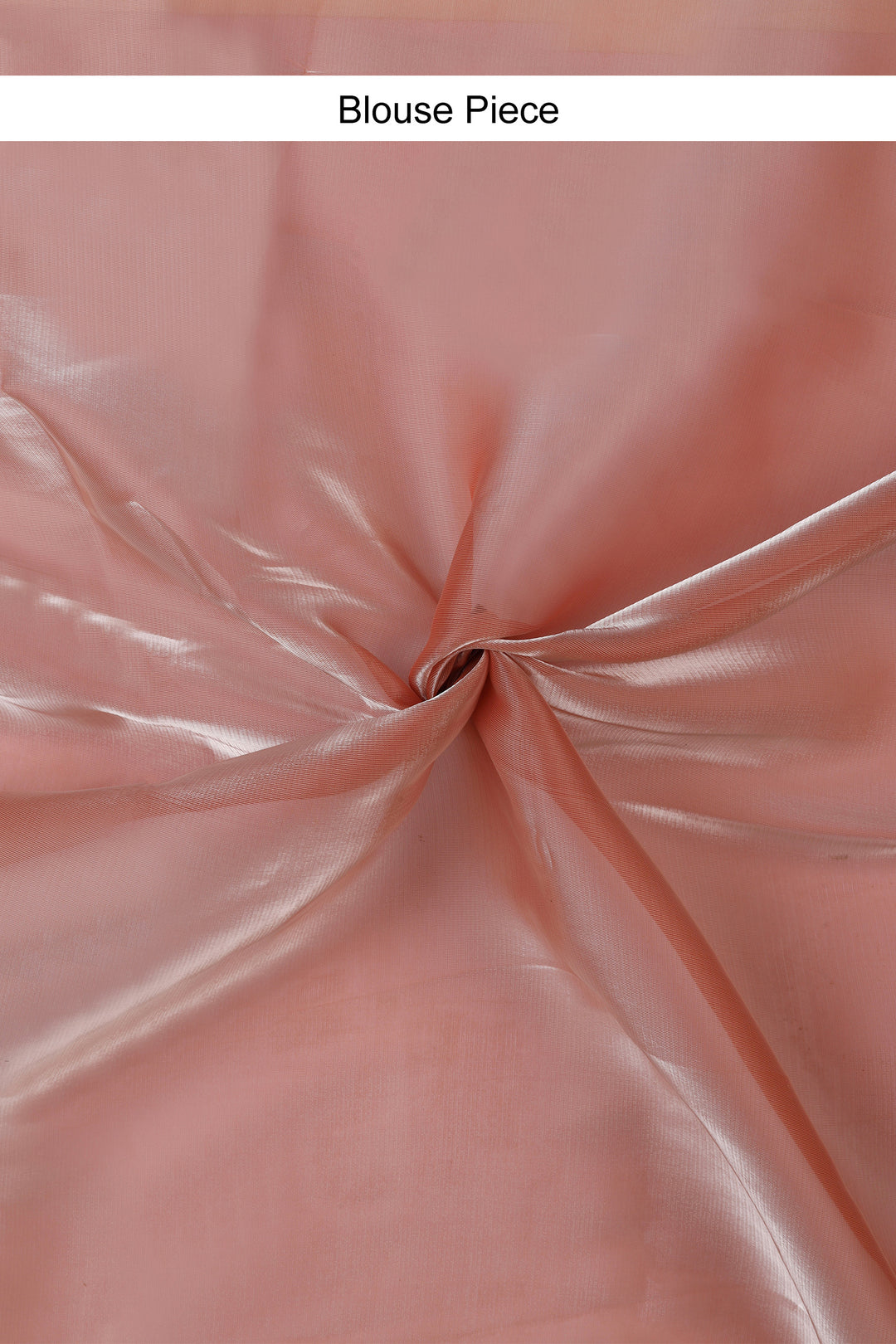 Teejh Salmon Pink Tissue Pre-Draped Saree