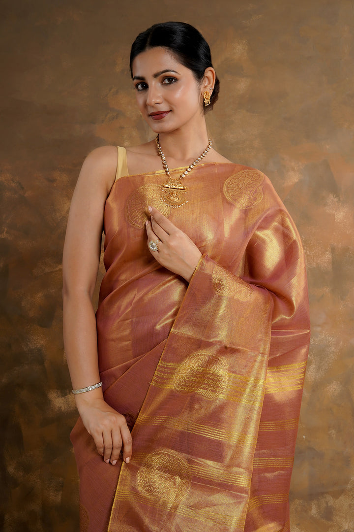 Teejh Gitanjali Tissue Silk Saree