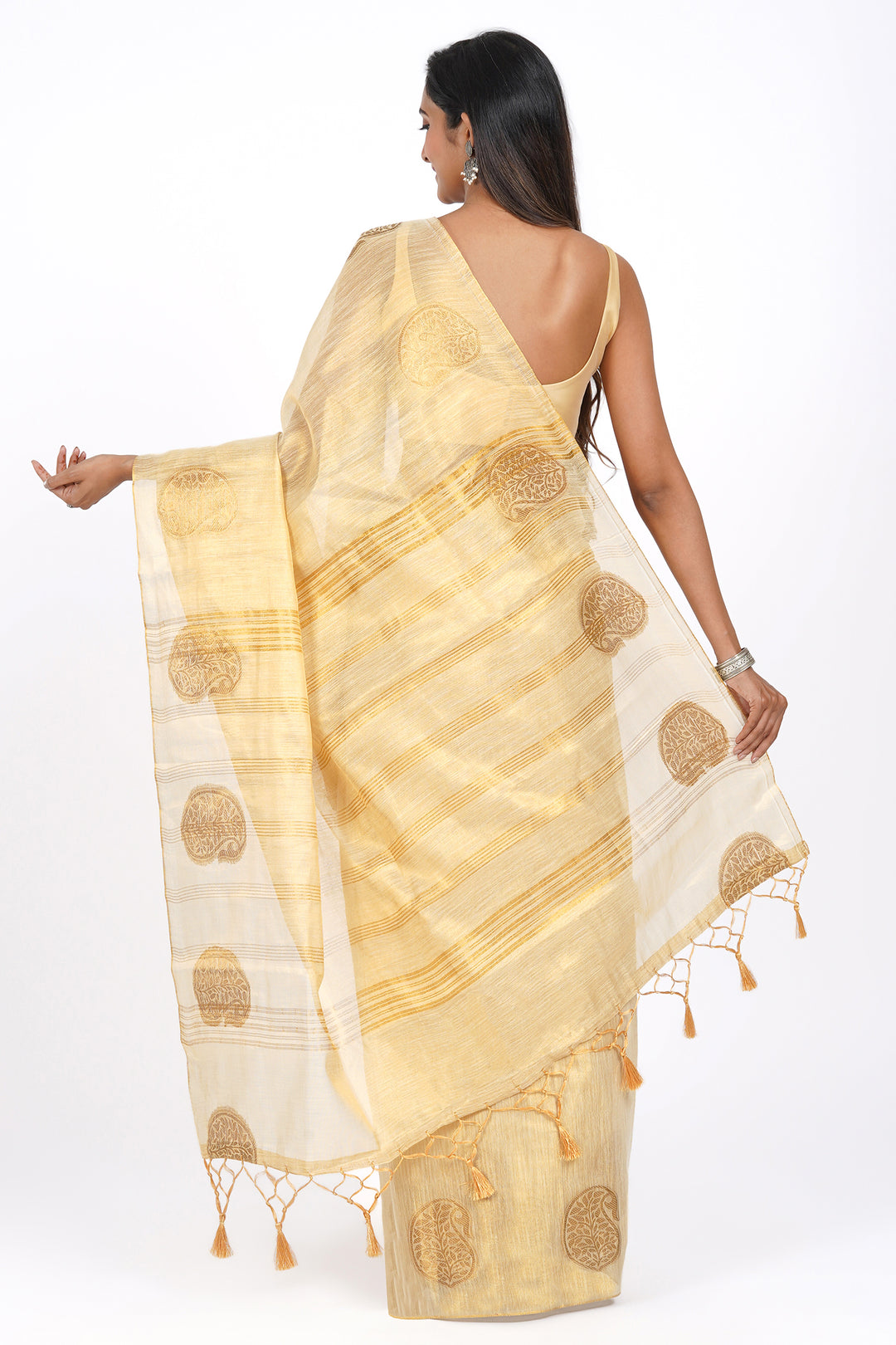 Teejh Devyani Tissue Silk Saree