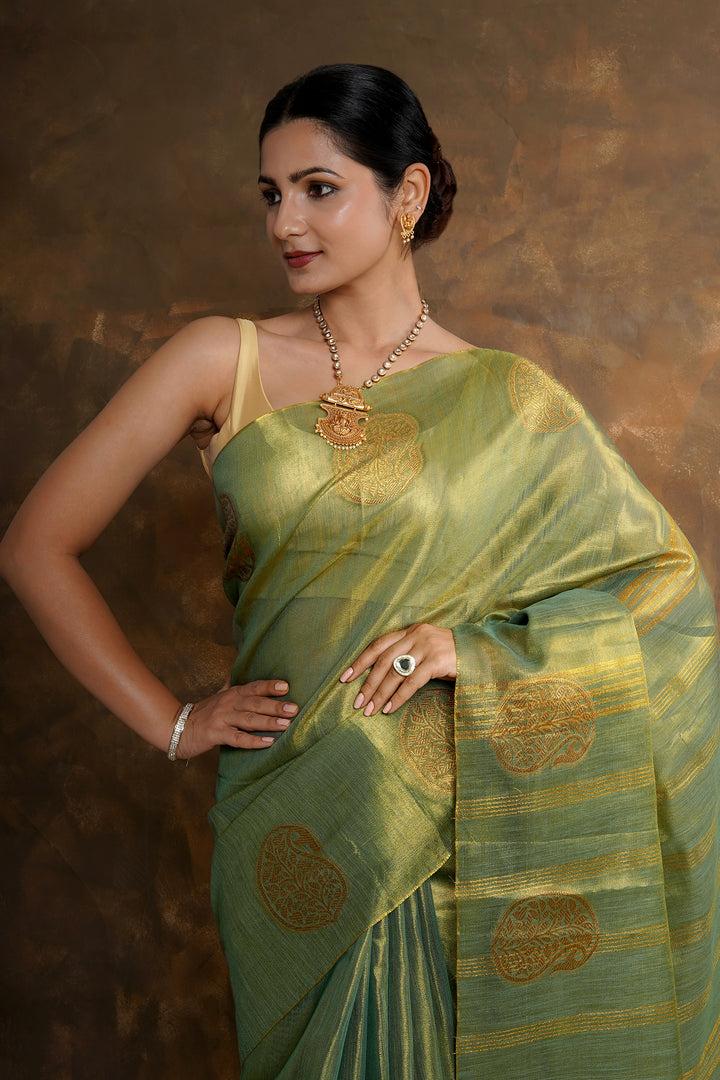 Teejh Shakti Tissue Silk Saree