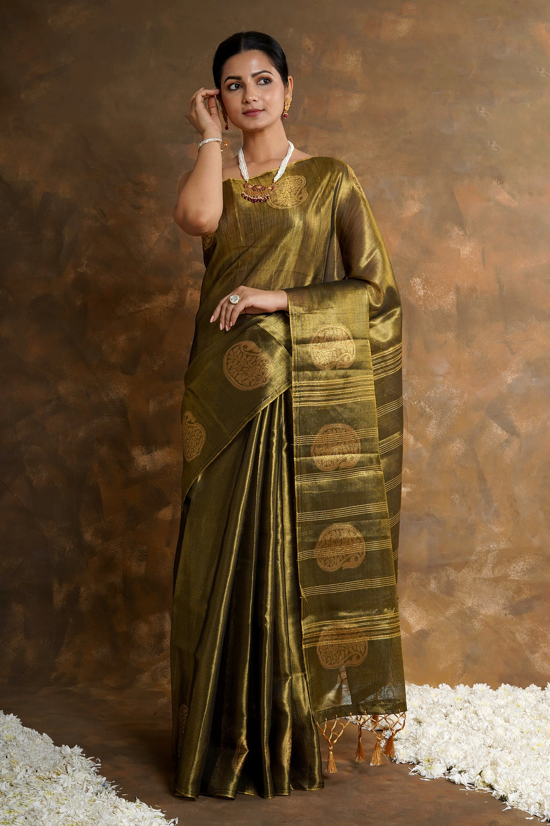 Teejh Indumati Tissue Silk Saree