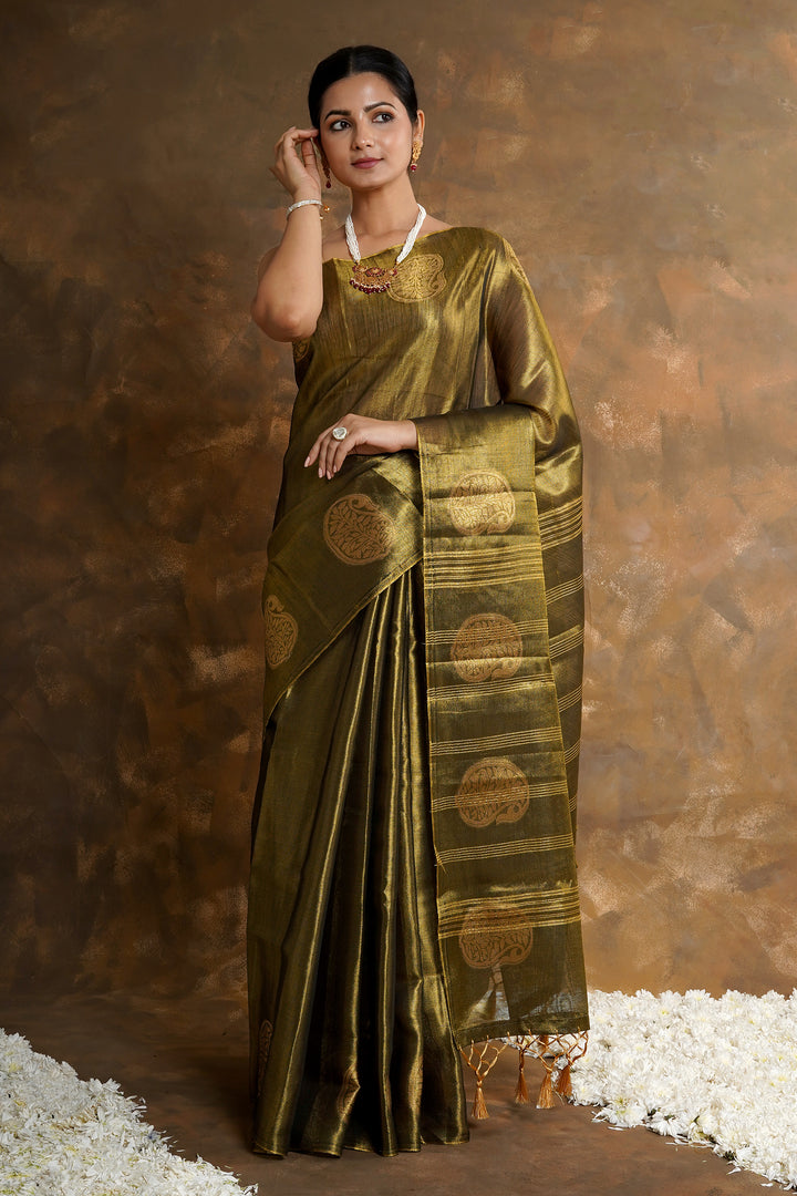 Teejh Indumati Tissue Silk Saree