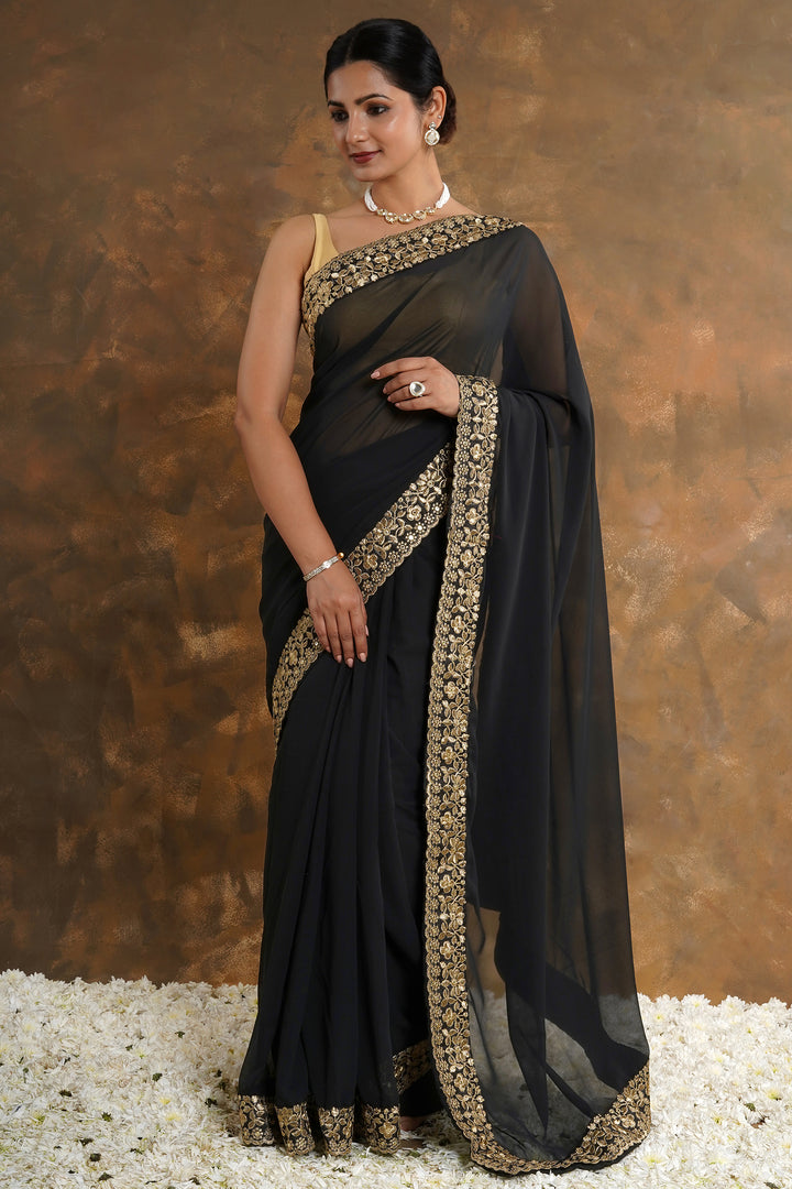 Teejh Kalyani Georgette Saree