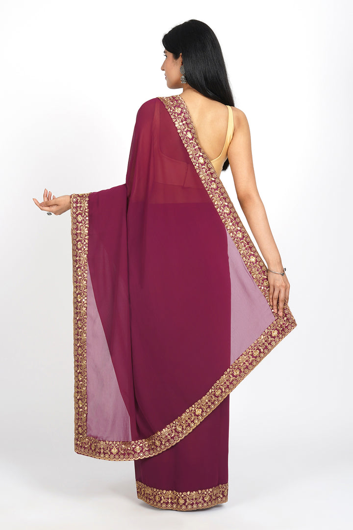 Teejh Madhavi Georgette Saree