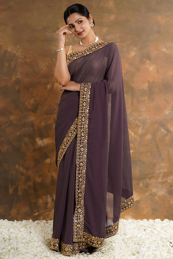 Teejh Taruni Georgette Saree