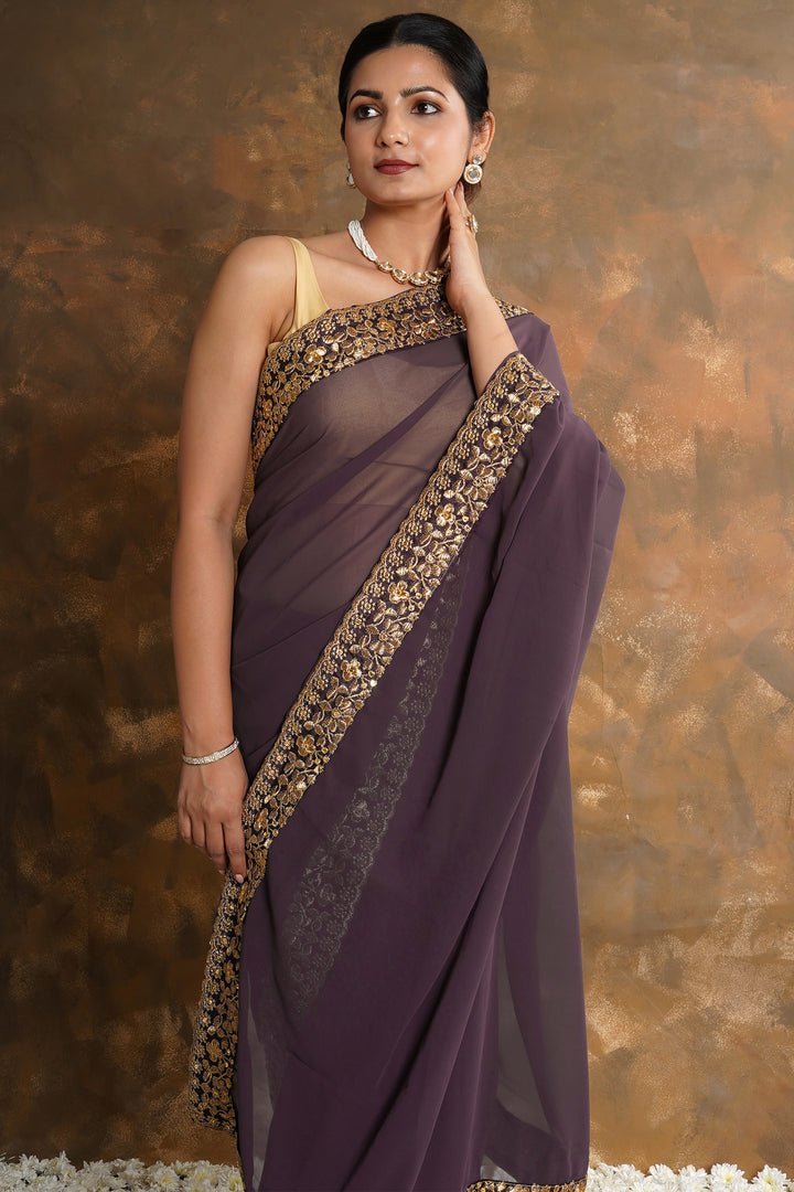 Teejh Taruni Georgette Saree