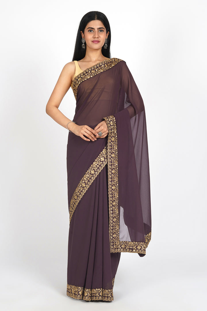 Teejh Taruni Georgette Saree