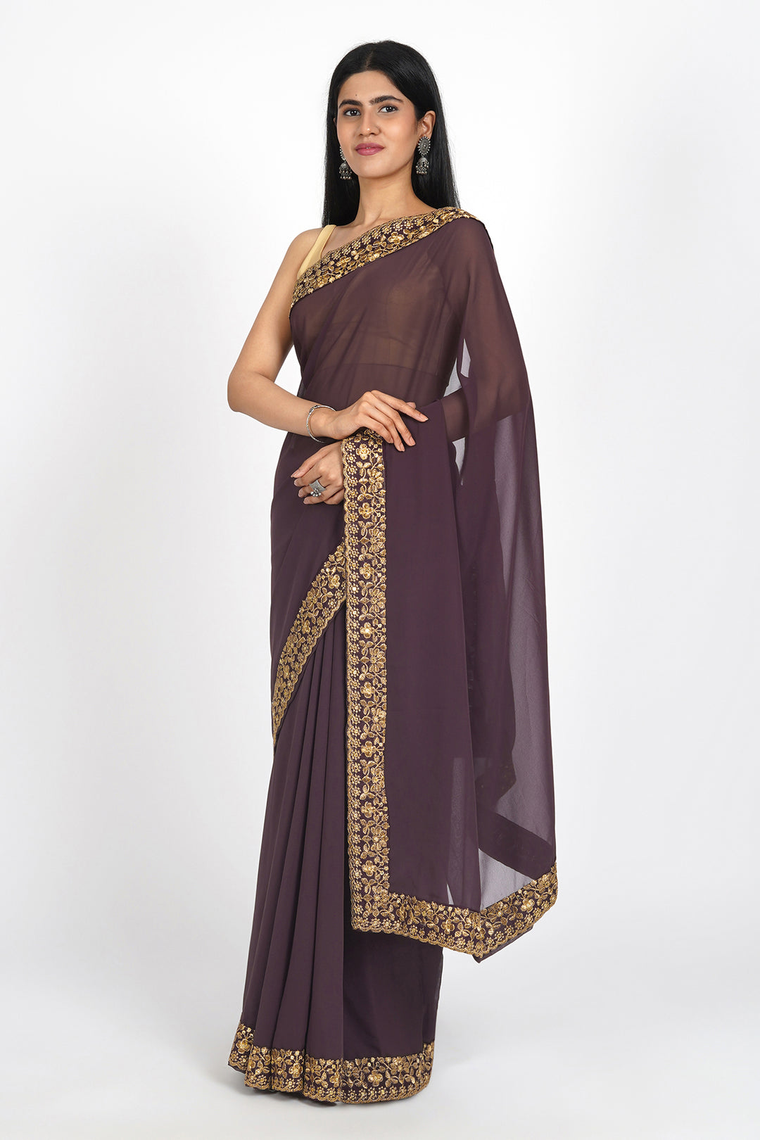 Teejh Taruni Georgette Saree