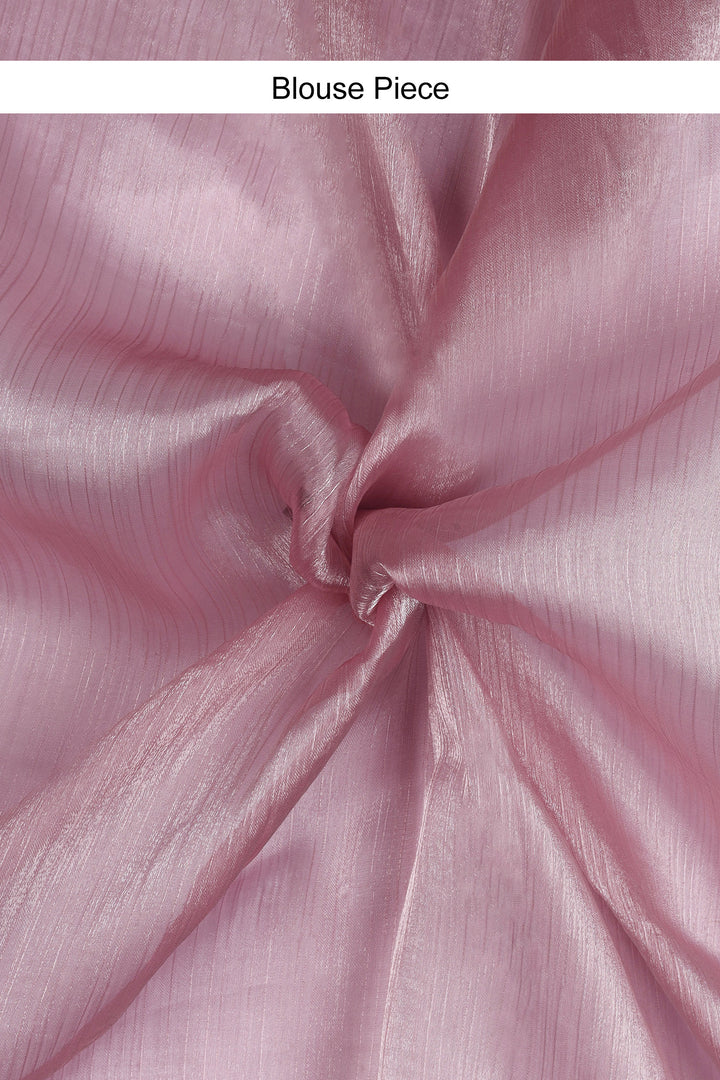 Teejh Vasanta  Onion Pink Tissue Saree