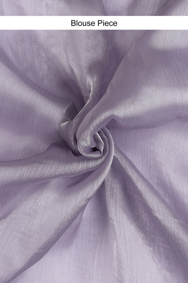 Teejh Vasanta Lilac Tissue Saree