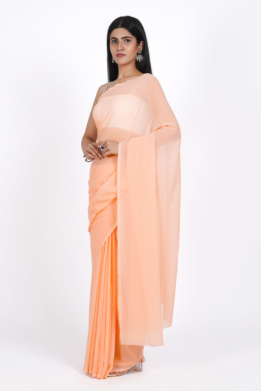 Teejh Madhumita  Georgette Saree
