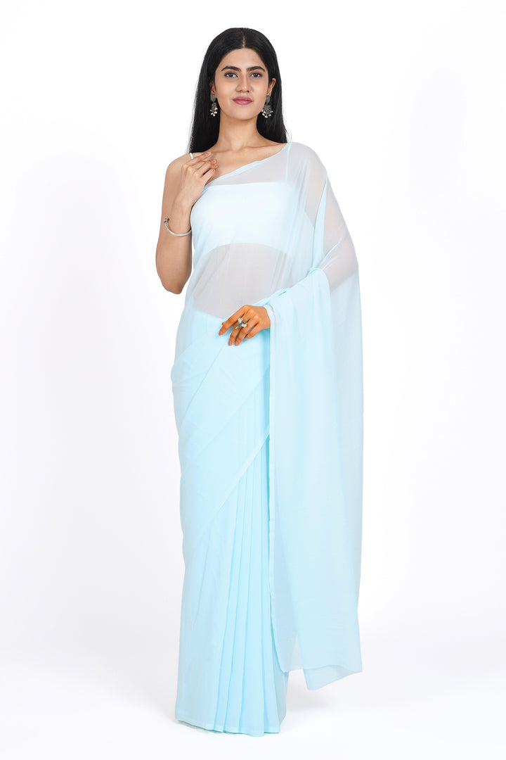 Teejh Malini  Georgette Saree