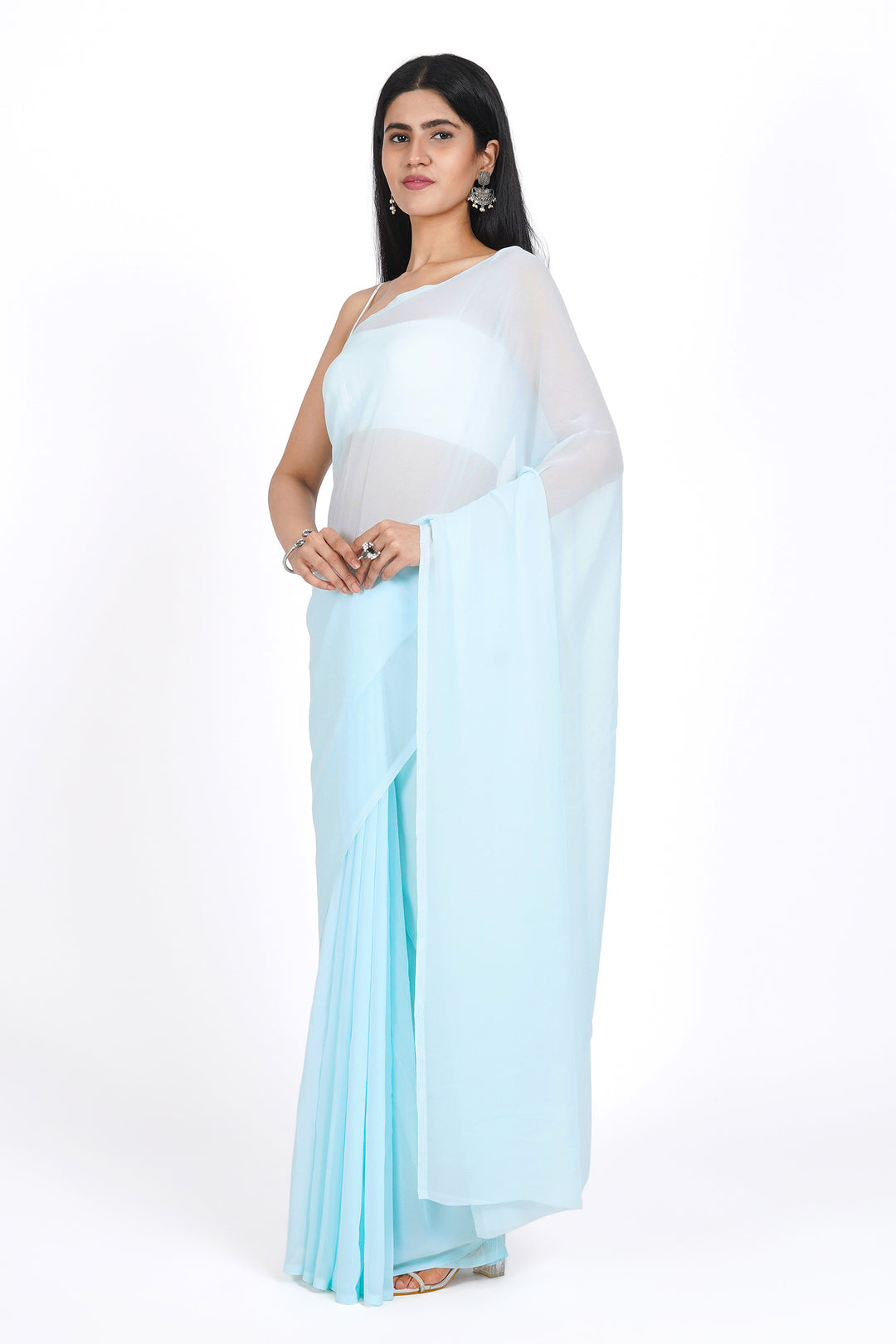Teejh Malini  Georgette Saree