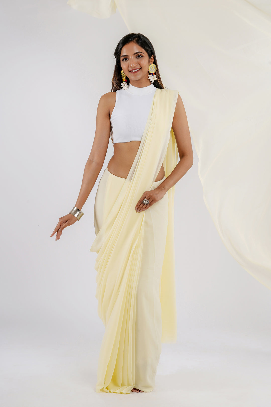 Teejh Manjari  Georgette Saree