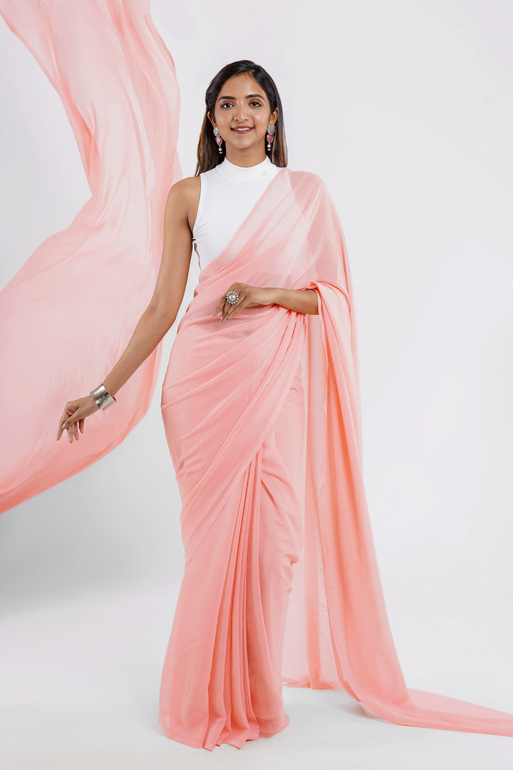 Teejh Prakriti  Georgette Saree
