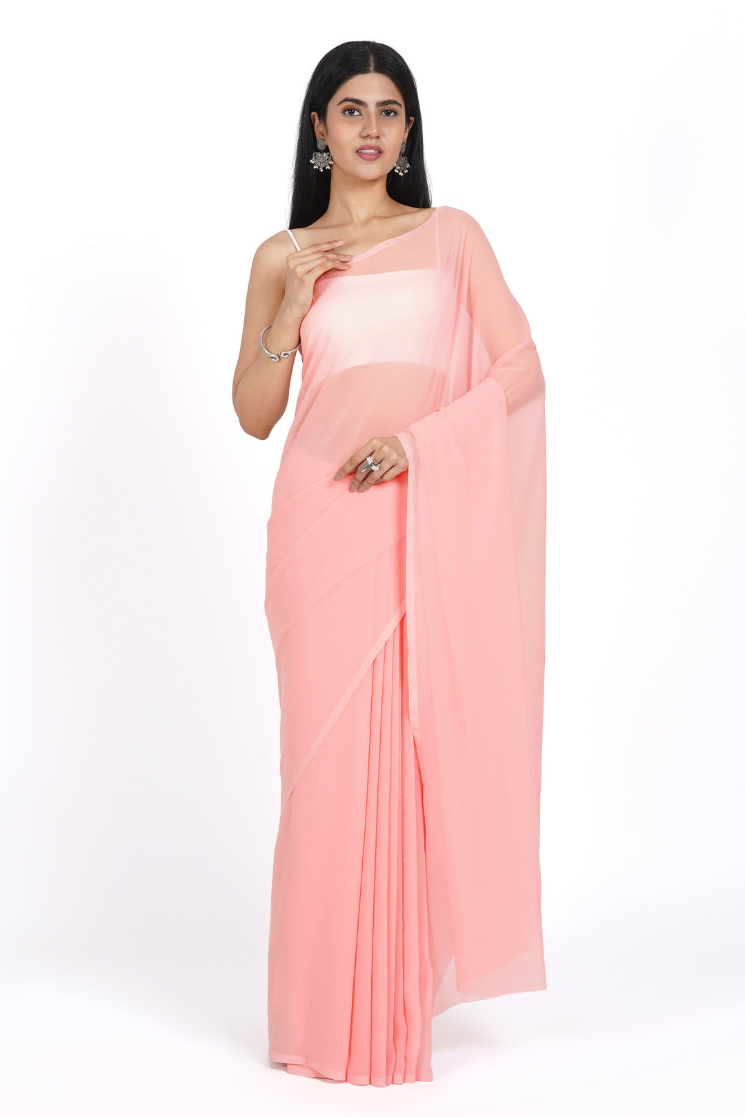 Teejh Prakriti  Georgette Saree