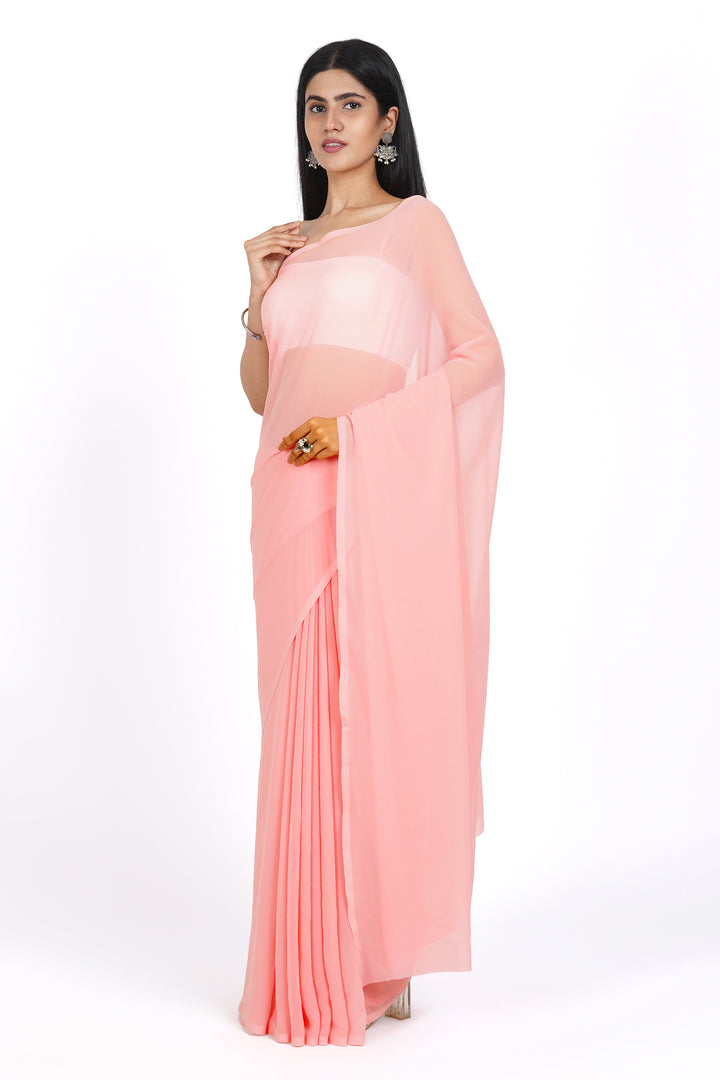 Teejh Prakriti  Georgette Saree
