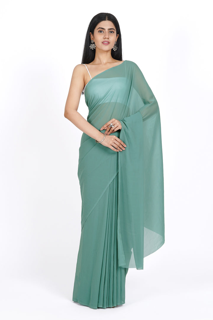 Teejh Kusumita  Georgette Saree