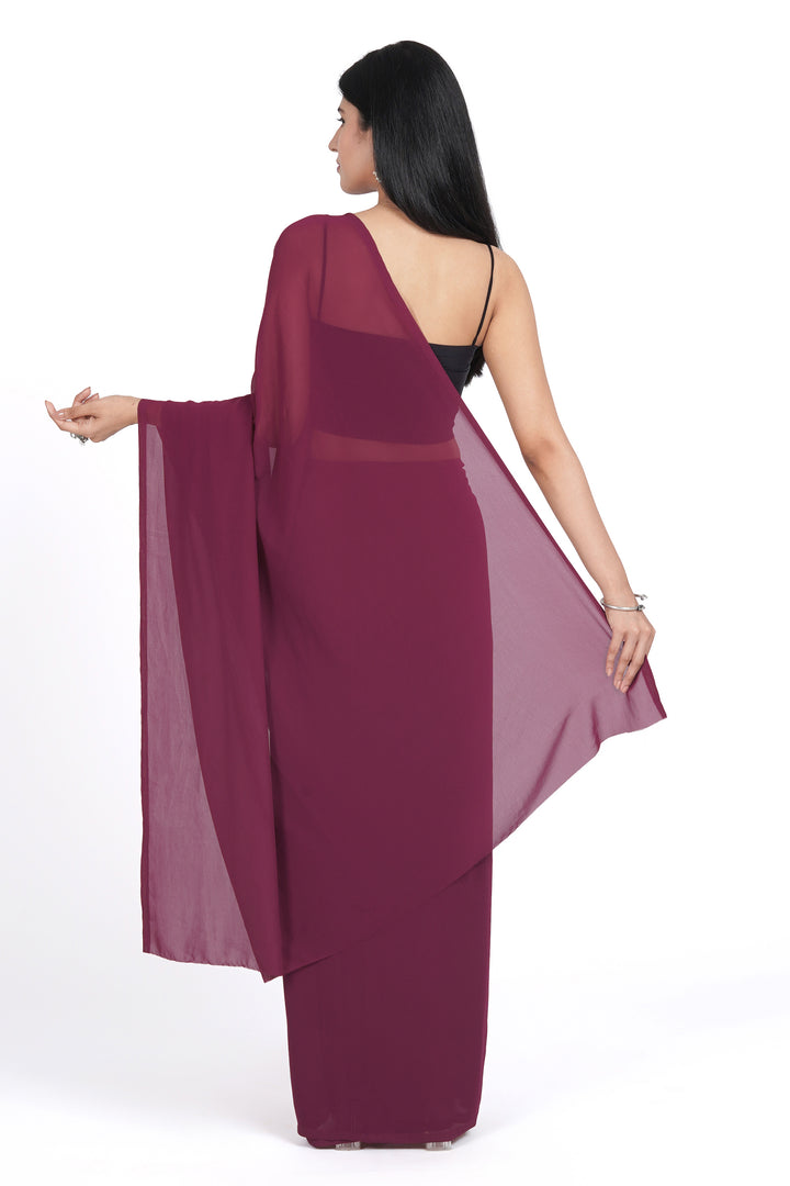 Teejh Pranavi  Georgette Saree