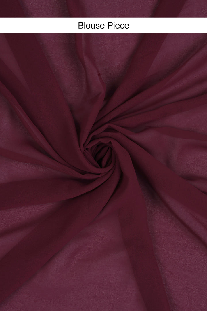 Teejh Pranavi  Georgette Saree