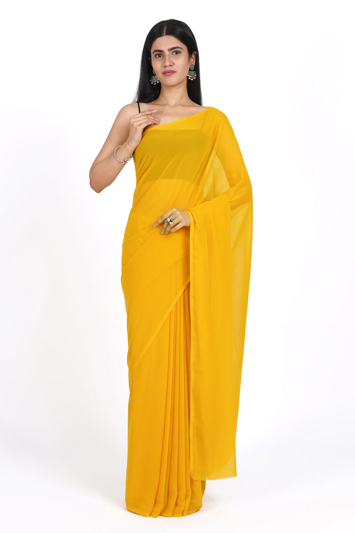 Teejh Punam  Georgette Saree