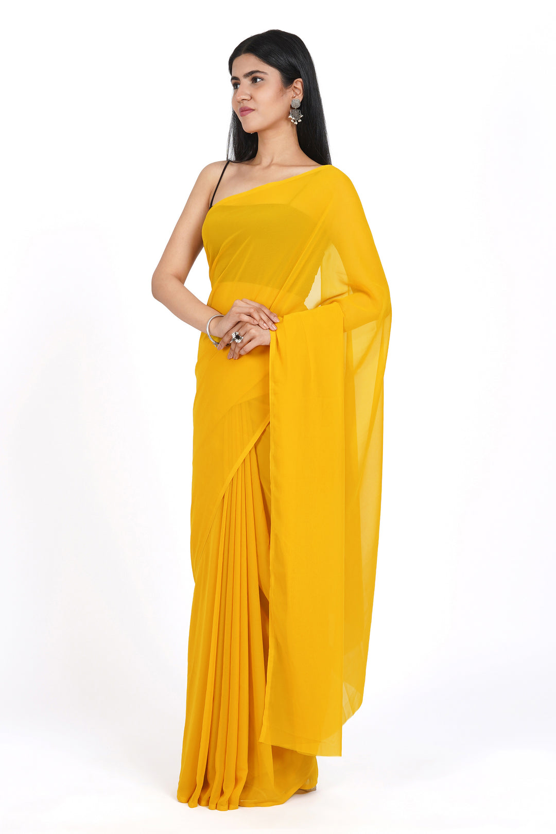 Teejh Punam  Georgette Saree