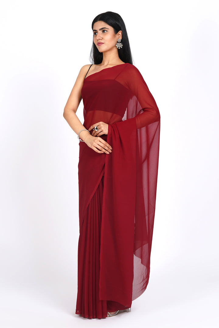 Teejh Savita  Georgette Saree