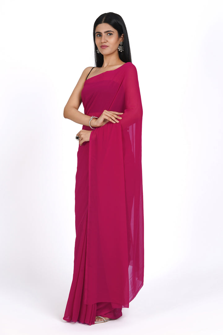 Teejh Madhushi Georgette Saree