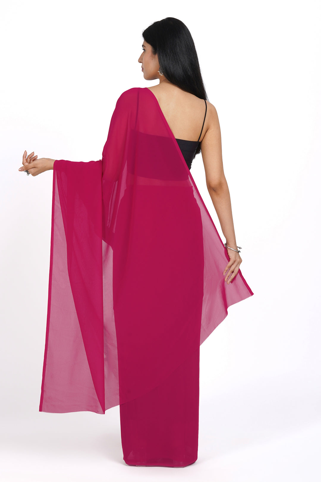 Teejh Madhushi Georgette Saree
