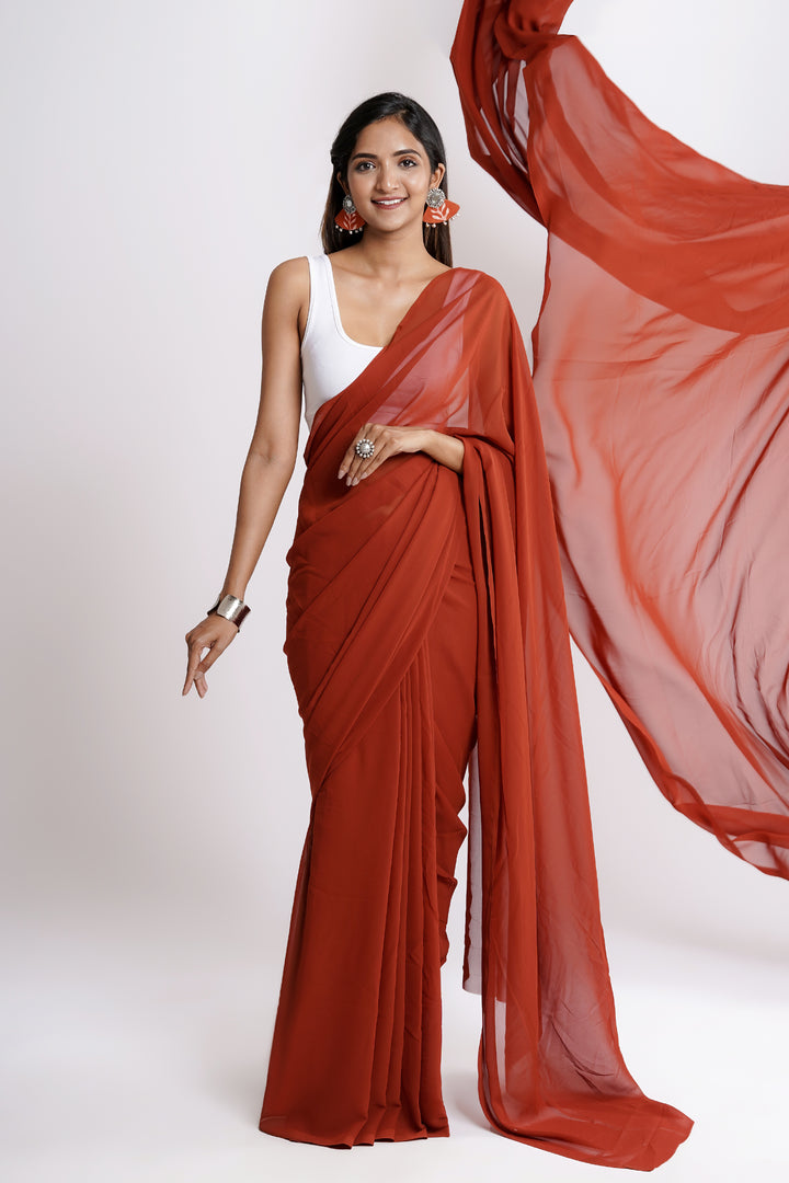 Teejh Meghna  Georgette Saree