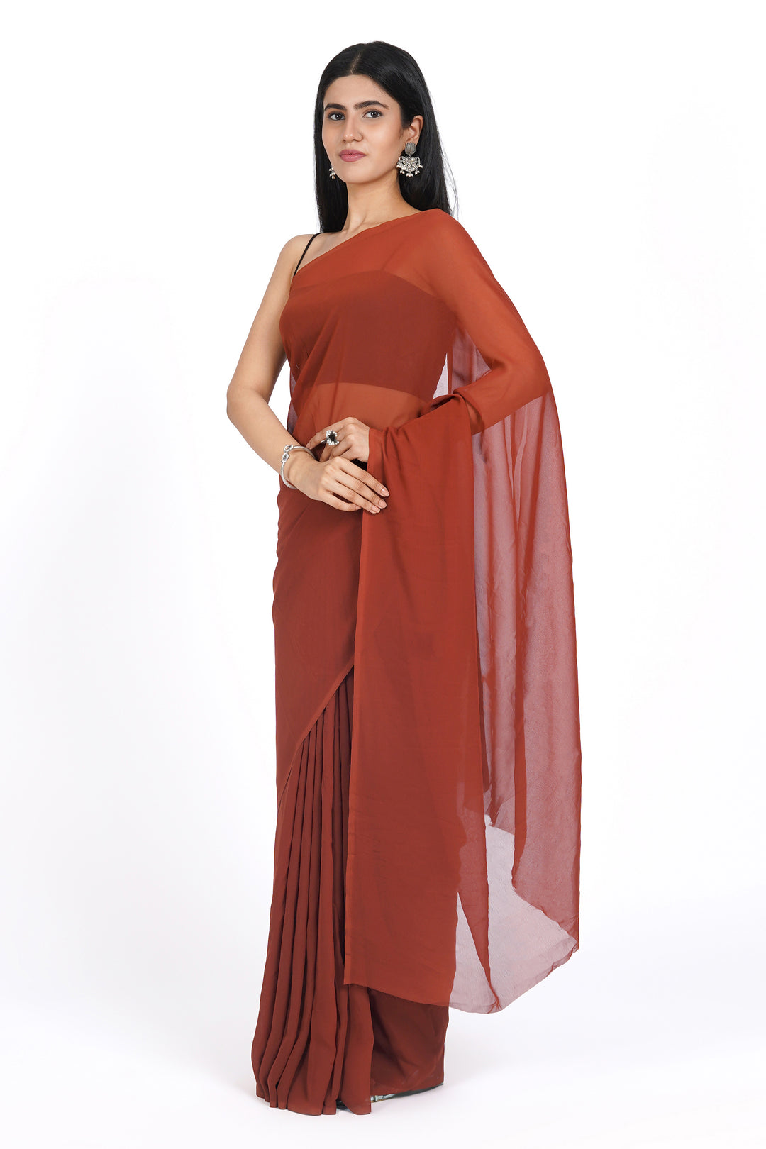 Teejh Meghna  Georgette Saree