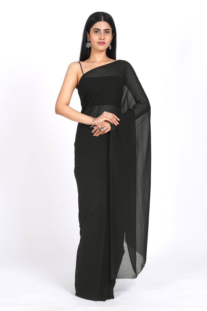 Teejh Savani  Georgette Saree