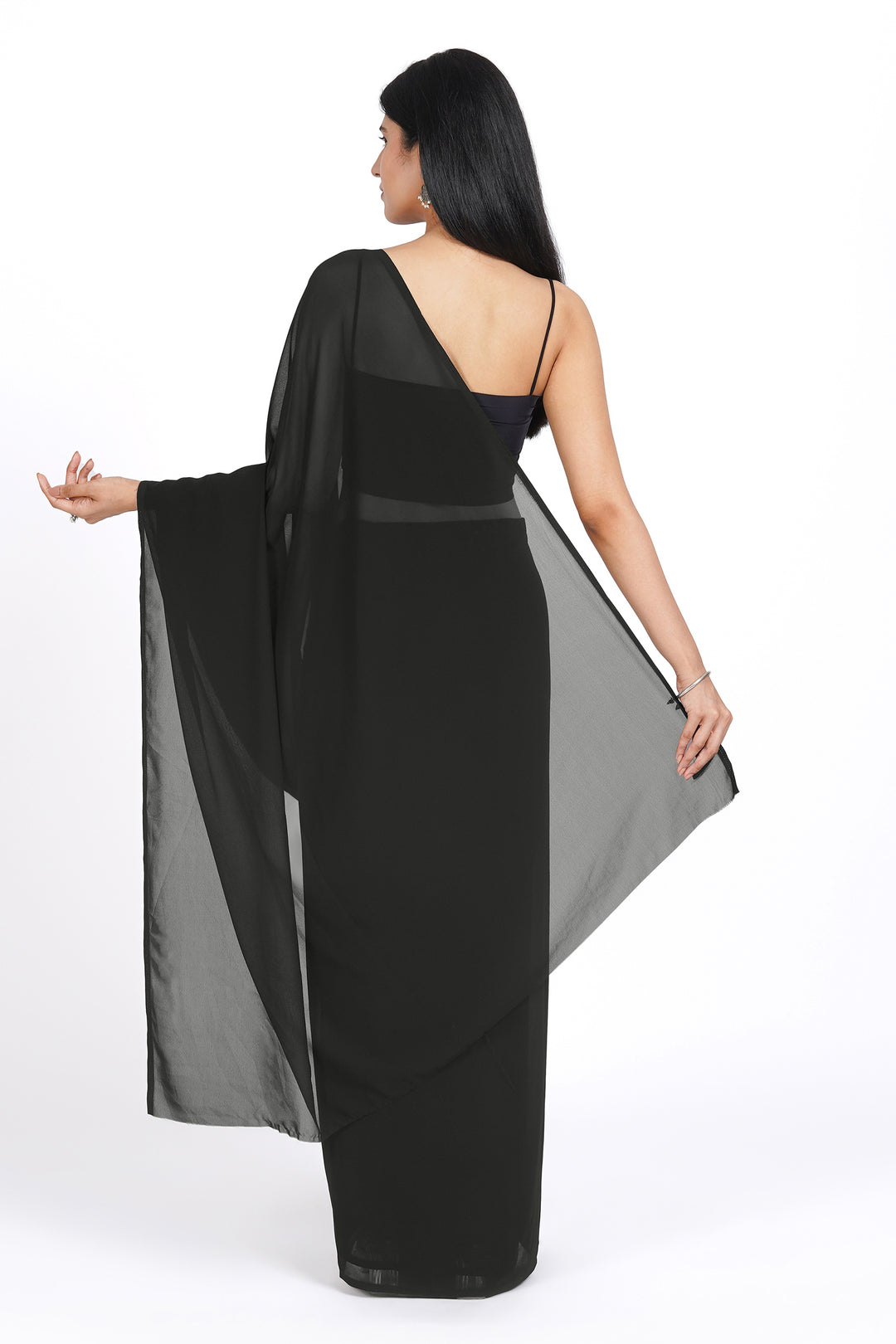 Teejh Savani  Georgette Saree