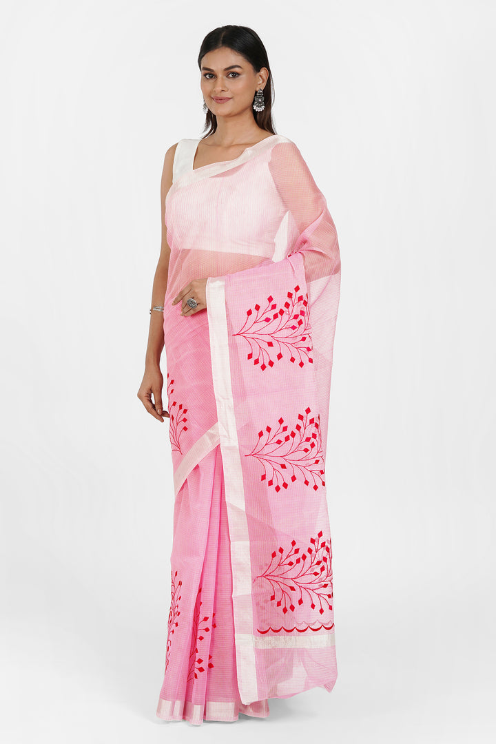 Teejh Ishita Kota Embroidered Saree
